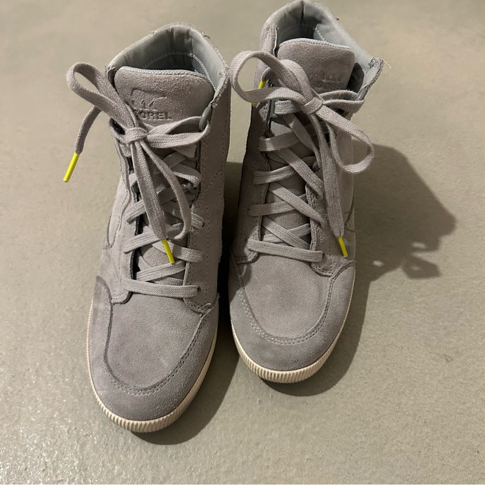 Sorel High-Top Wedge Sneakers - Picture 4 of 9